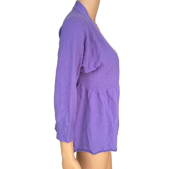 Calypso Christiane Celle 100% Cashmere Sweater cardigan Size M - Picture 3 of 6